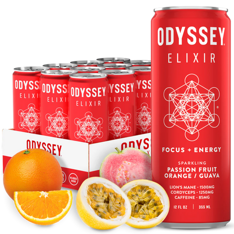 Odyssey Elixir, Passion Fruit, Orange & Guava Case