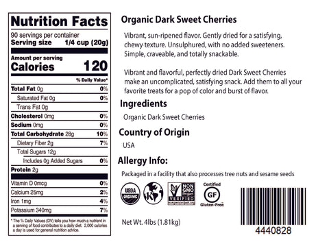 Cherries - Dark Sweet (Organic)