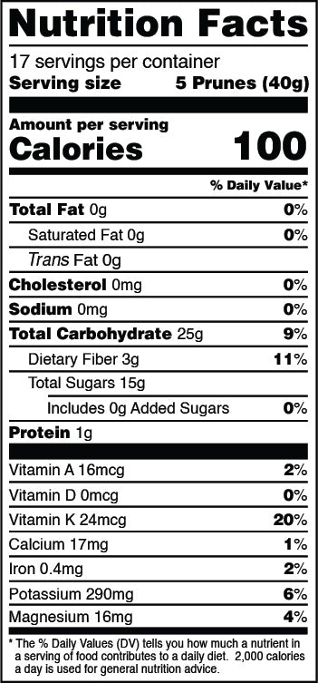 Pitted Prunes (Organic)