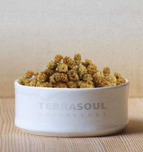 Mulberries - White Sun-Dried (Organic)